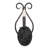 Olivia Iron Candle Wall Light