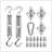 ColourTree Sun Shade Sail Triangle Hardware Kit (Hardware Kits Only)