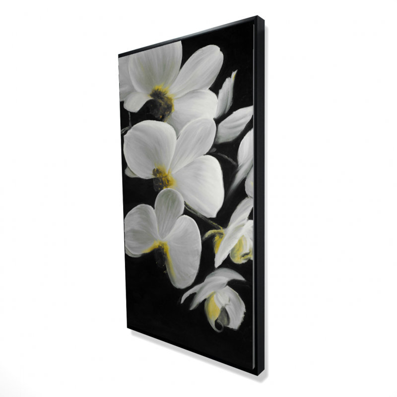 Beautiful Orchids Print On Canvas, H 48 po x l 24 po