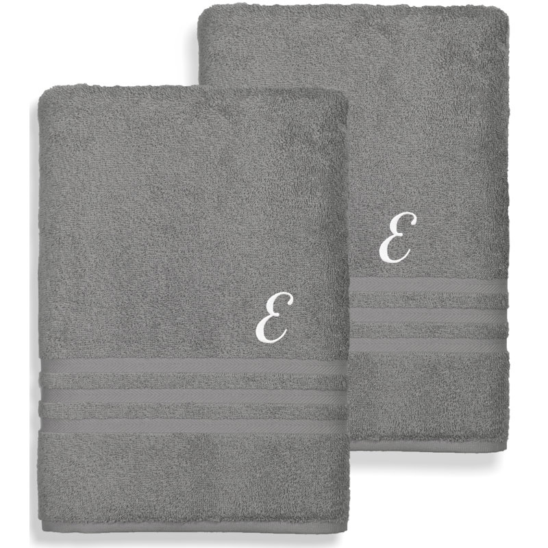 Denzi Midweight Bath Sheet, E, Dark Gray
