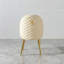 Chaise de salle à manger en acier inoxydable