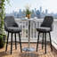 Tabourets de bar de style nordique, ensemble de 2 chaises de cuisine pivotantes, pour votre maison