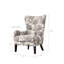 Fauteuil inclinable avec dossier à oreilles - Bois franc et mousse de bois massif