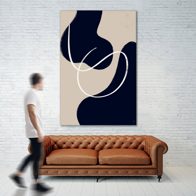 «Scandi Abstract 3 on Canvas» par Anne-Marie, reproduction, H 84 po x l 84 po x P 1,5 po