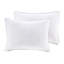 Édredon pour grand lit 100% coton, matelassé bleu en thème coquillage pour une allure invitante, comprend un édredon, une jupe de lit et 2 taies décoratives, rembourrage blanc, avec 1 rembourrage, texture douce-124918004