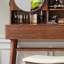 Coiffeuse avec miroir, 2 tiroirs