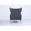 Chaise d'appoint rembourrée avec motif capitonné et repose-pieds-2021311256
