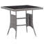Azizjon 4 - Person Patio Dining Set Square Table-813356033