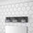 Derquan 3-Light Modern Square Glass Light Shade Dimmable Vanity Light