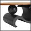 Ensemble de 2 tables basses gigognes noires-234684408