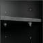 Armoire à chaussures minimaliste avec 5 pieds en bois massif, armoire buffet avec portes cannelées, grande armoire de rangement à 4 portes avec tablettes réglables
