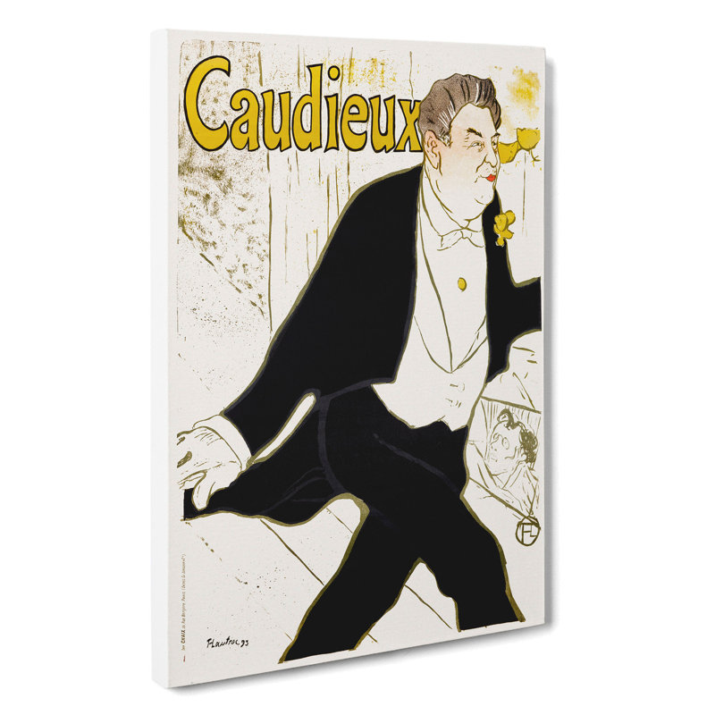 Caudious by Henri de Toulouse-Lautrec - Wrapped Canvas, 50cm H x 35cm W x 3cm D