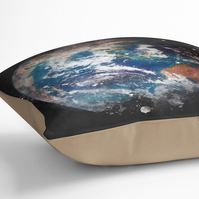 Square Throw Cushion, 55cm H x 55cm W x 20cm D, Stone