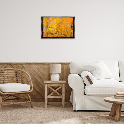 Toile flottante «Dense Birch Foliage» par Richard Wong