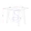 Jaeden Extendable Dining Set with 2 Chairs