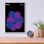 «State Posters ME» par Print Collection, art mural en verre acrylique, 12 po x 16 po-736230595