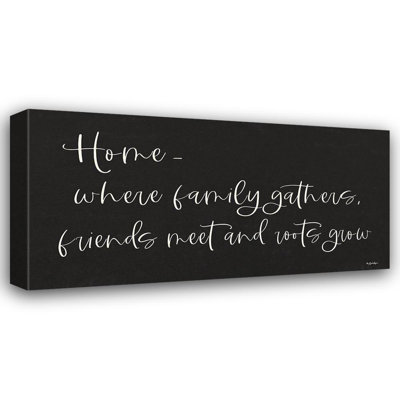 Trinx Boyer, Susie Gallery Wrapped Canvas Art Titled: Home, Where Family Gathers BOY700