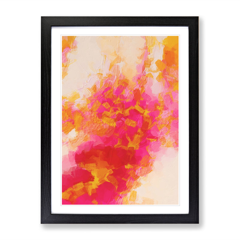 Enticing Abstract - Framed Print, Black, 64cm H x 46cm W