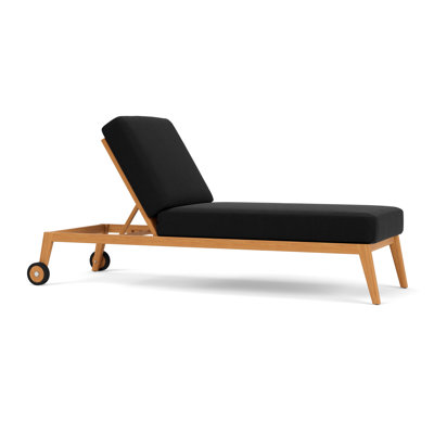 Alpine Outdoor Teak Chaise Lounge