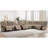 2-Piece Modern And Upholstered Soft Manual Reclining Living Room Set-109867511