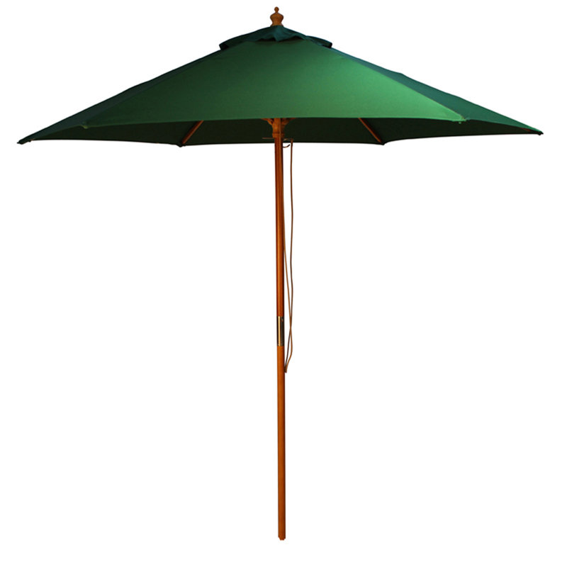 Sasha 635cm Market Parasol, Green
