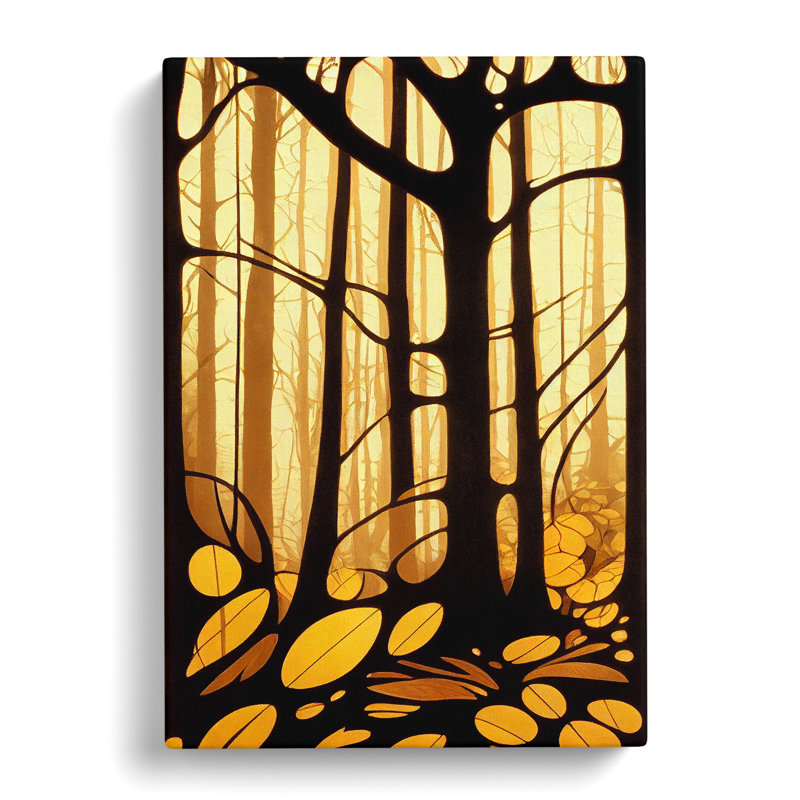 Forest Floor - Wall Art, 50cm H x 35cm W x 3cm D, Wrapped Canvas
