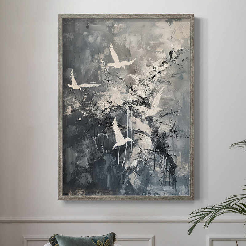 ANIMALS Series XLI, reproduction encadrée - bois massif, H 30 po x l 24 po