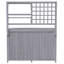 4 ft. W x 1 ft. D Manufactured Wood Tool Shed-110916265