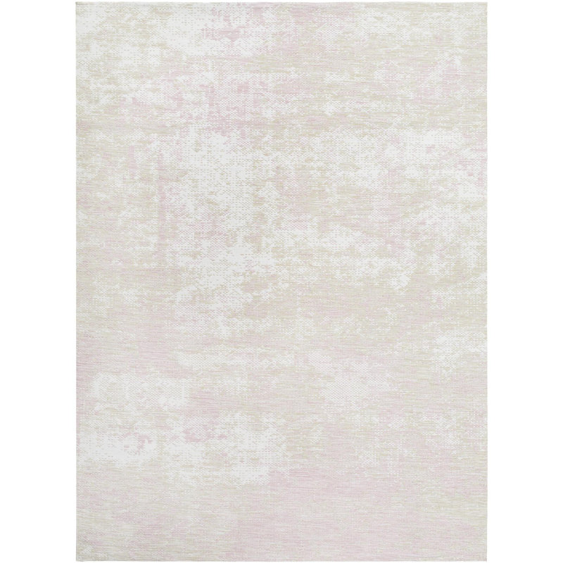 Tapis intérieur / extérieur rectangulaire Yumie, Rectangle 6 pi 7 po x 9 pi