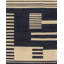 Nautical Handmade Wool Geometric and Striped Area Rug-1242271948