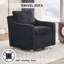 Fauteuil d'appoint pivotant en tissu-16728733