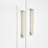 Moille 73" Double Bathroom Vanity in White, with 1.5 Italian Carrara Marble Top, Rectangle Sink-3248042-53400957