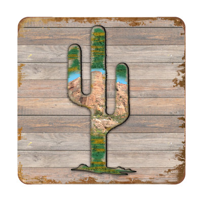 Sous-verre cactus