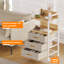 40cm W Metal Bedside Table-2069304554