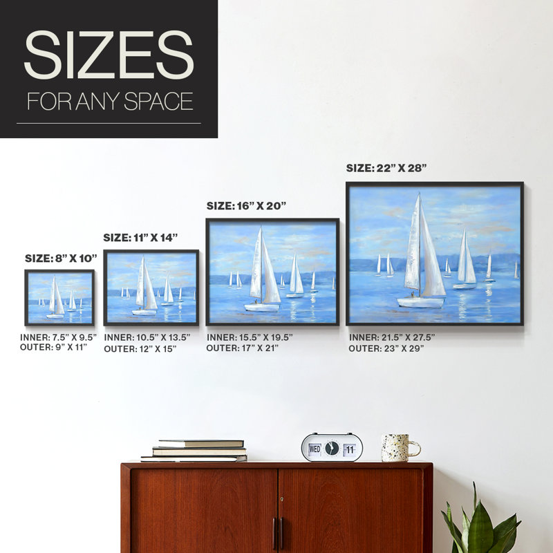 Nautical Series-XXVII - Reproduction encadrée - Restickable