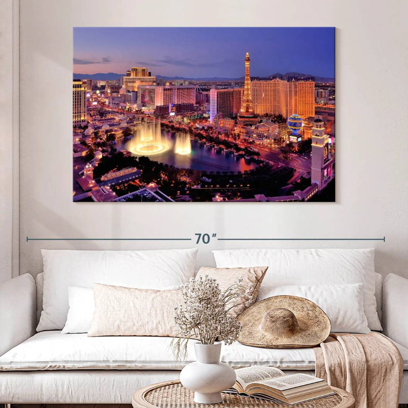 Sirci Las Vegas Night Glow, H 34 po x l 51 po