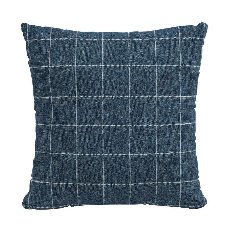 Housse de coussin carré en coton Iver, Plumes, 22 po x 22 po