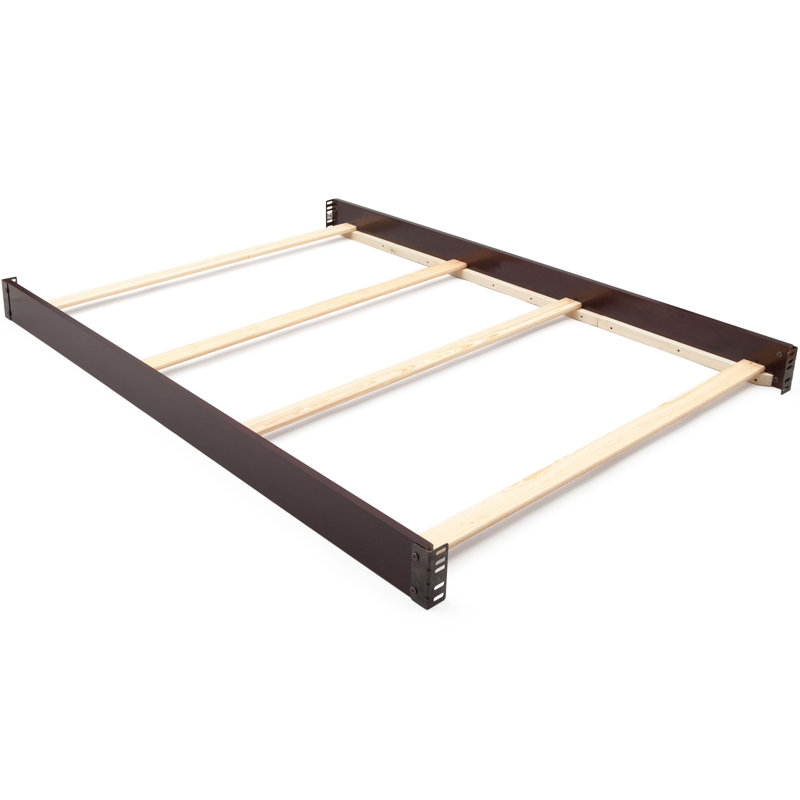 Rails de lit double en bois Delta pour enfants # 0050, chocolat noir, Chocolat noir