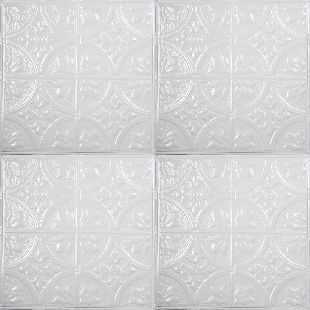 American Tin Ceilings Pattern 2 24 x 24 inch Metal Tin NailUp Ceiling