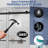 56-60＂W x 75＂H Frameless Double Sliding Shower Door, 5/16＂Tempered Glass Bathroom Shower Door-107484700