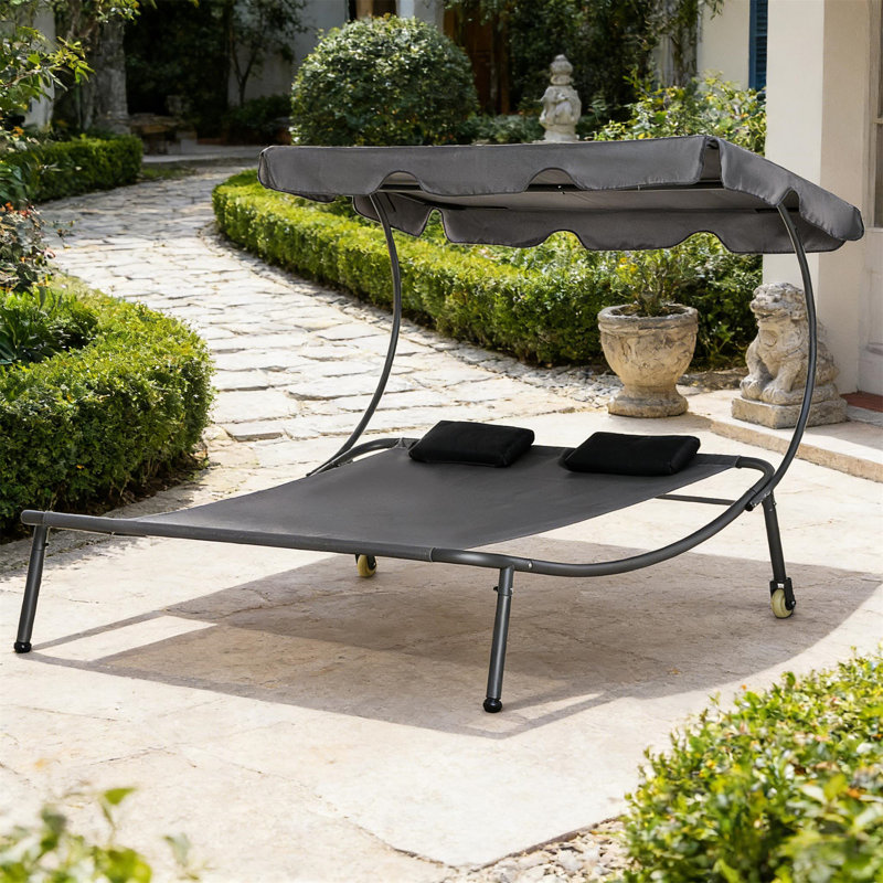 Lit de jour pour hamac extérieur à roulettes (y compris chaise de patio)