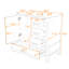 Ensemble de meuble-lavabo simple autoportant contemporain avec rangement Dun Dunhamburgh-1098536271