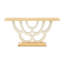 Camellia Field Caramel Console Table