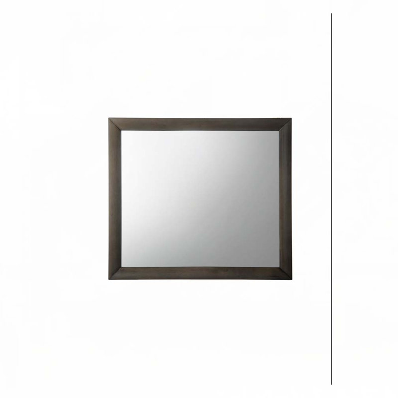 Gray Oak Finish Mirror
