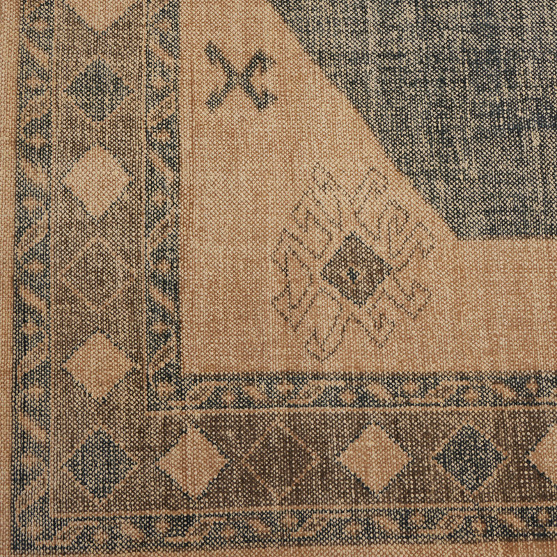 Cesia Hand Knotted Oriental Area Rug, Rectangle 8' x 10'