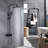 Pressure-Balanced (Temperature And Volume) Complete Shower System with Rough in-Valve