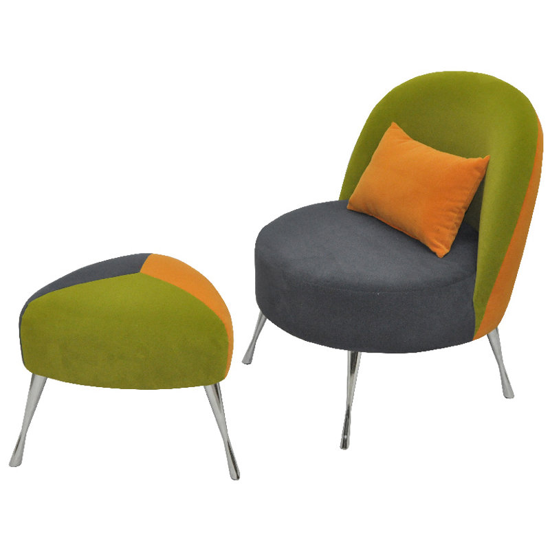 Solid + Manufactured Wood Accent Stool