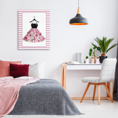 Toile décorative fleurie, design par Christine Simpson Art