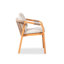 Ensemble de 2 chaises de patio en eucalyptus Bex