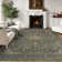 Floral Green Non-Slip Washable Area Rug